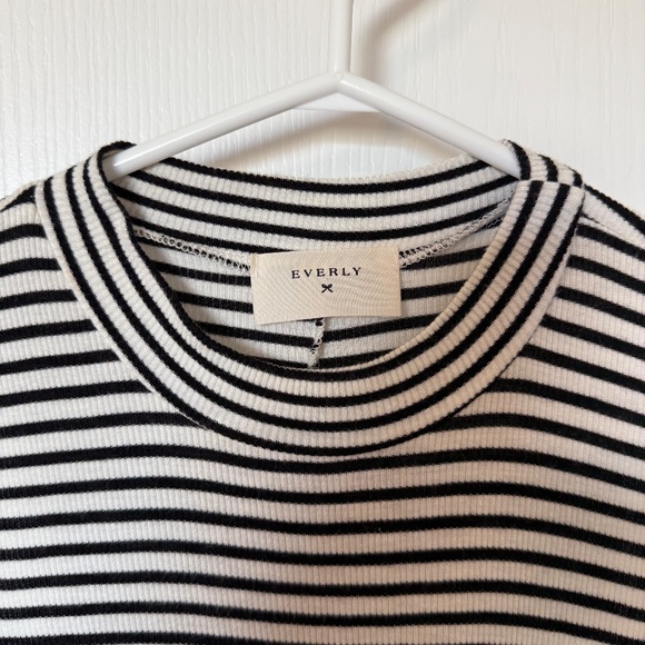 Everly Striped Ribbed Dress - Picture 2 of 2